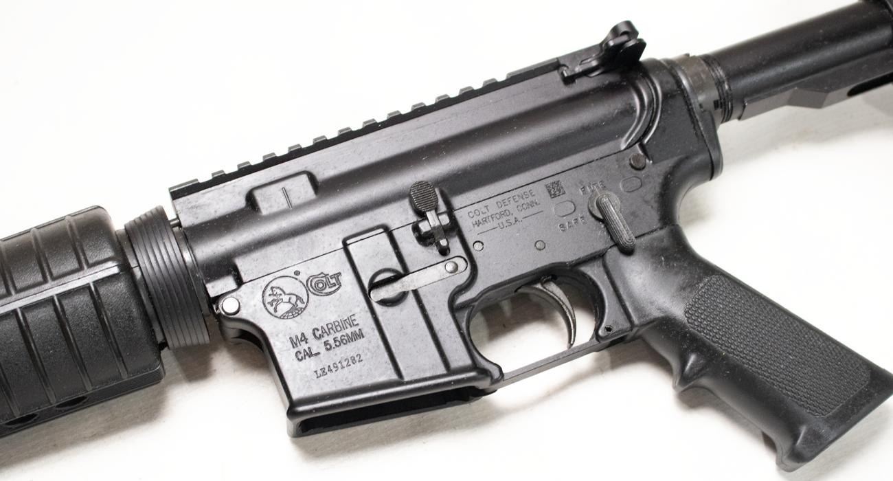 COLT LE6920 M4 Carbine 5.56mm Police Trade-In Semi-Auto Rifle with Flat-Top (Magazine Not Included)